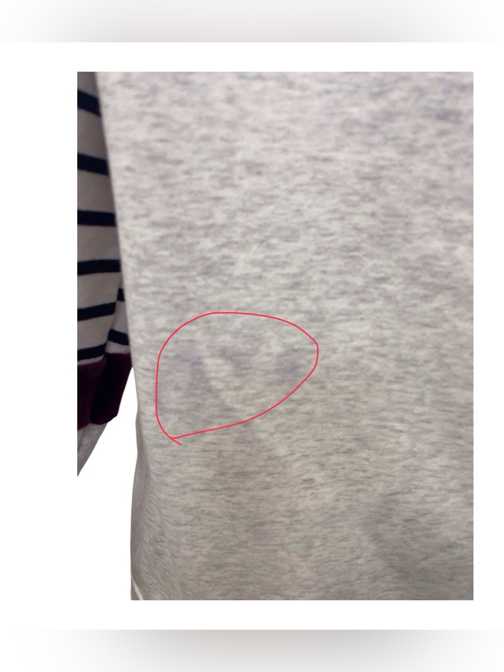 Nora Madison x Lucy Avenue Solid Striped Long Sleeves  Gray Women’s Hoodie, M - Picture 13 of 13